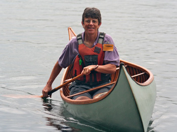 pam in canoe
