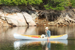 solo paddling